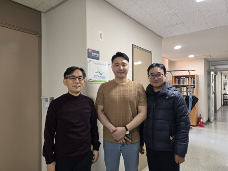 박재영박사님과 수루선배님의 연구실 방문